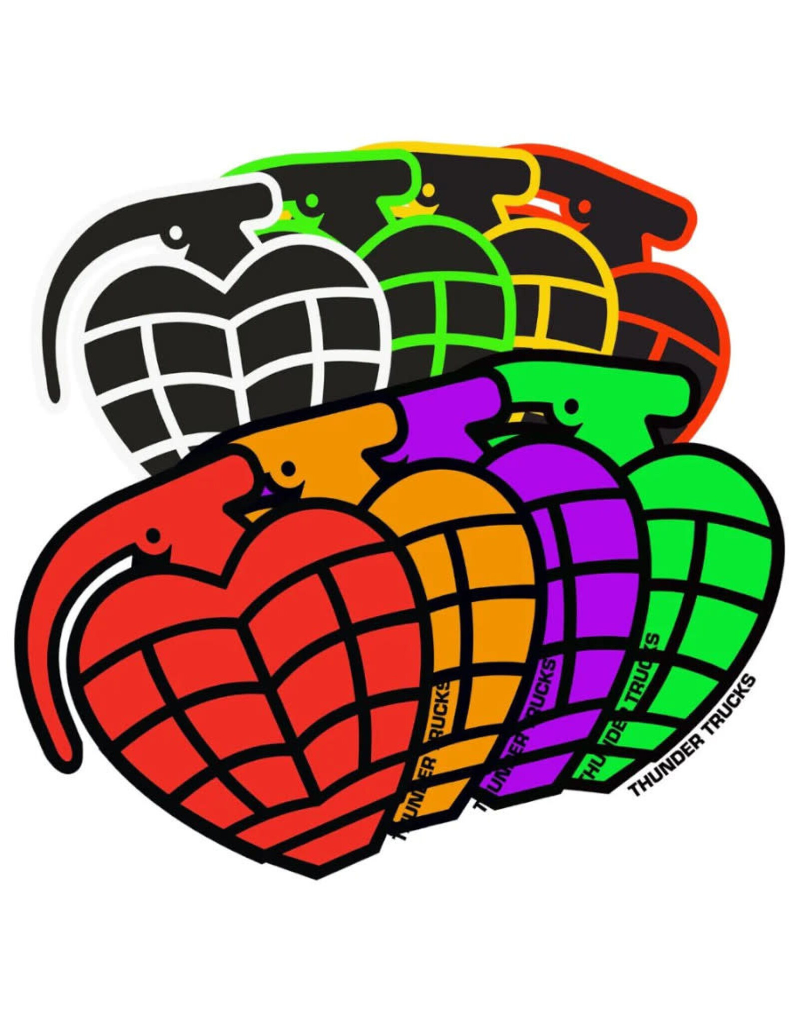 Thunder Thunder Sticker Grenade Diecut Assorted (Medium)
