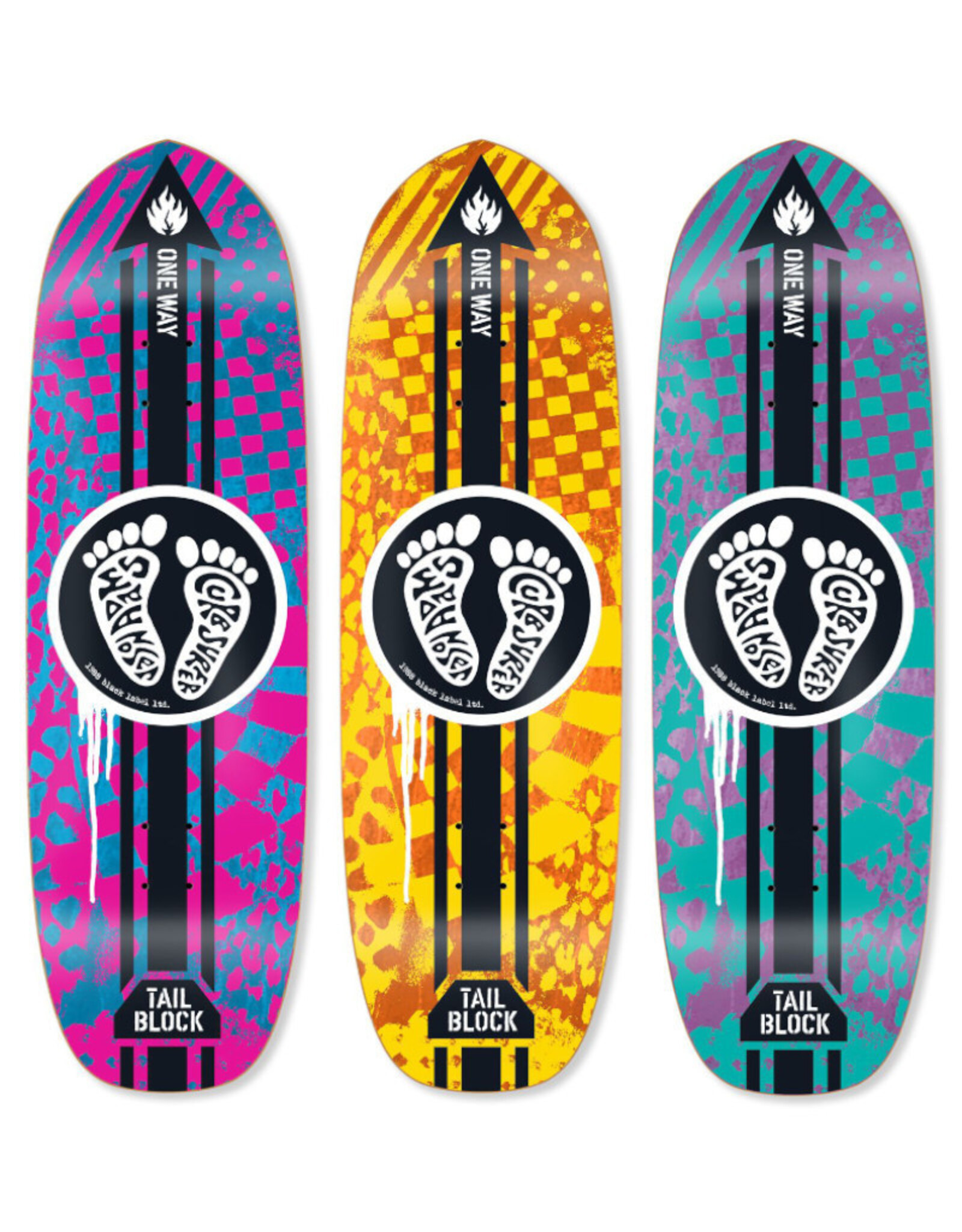 Black Label Black Label Deck Jason Adams Curb Surfer Surfer Shape (9.75)