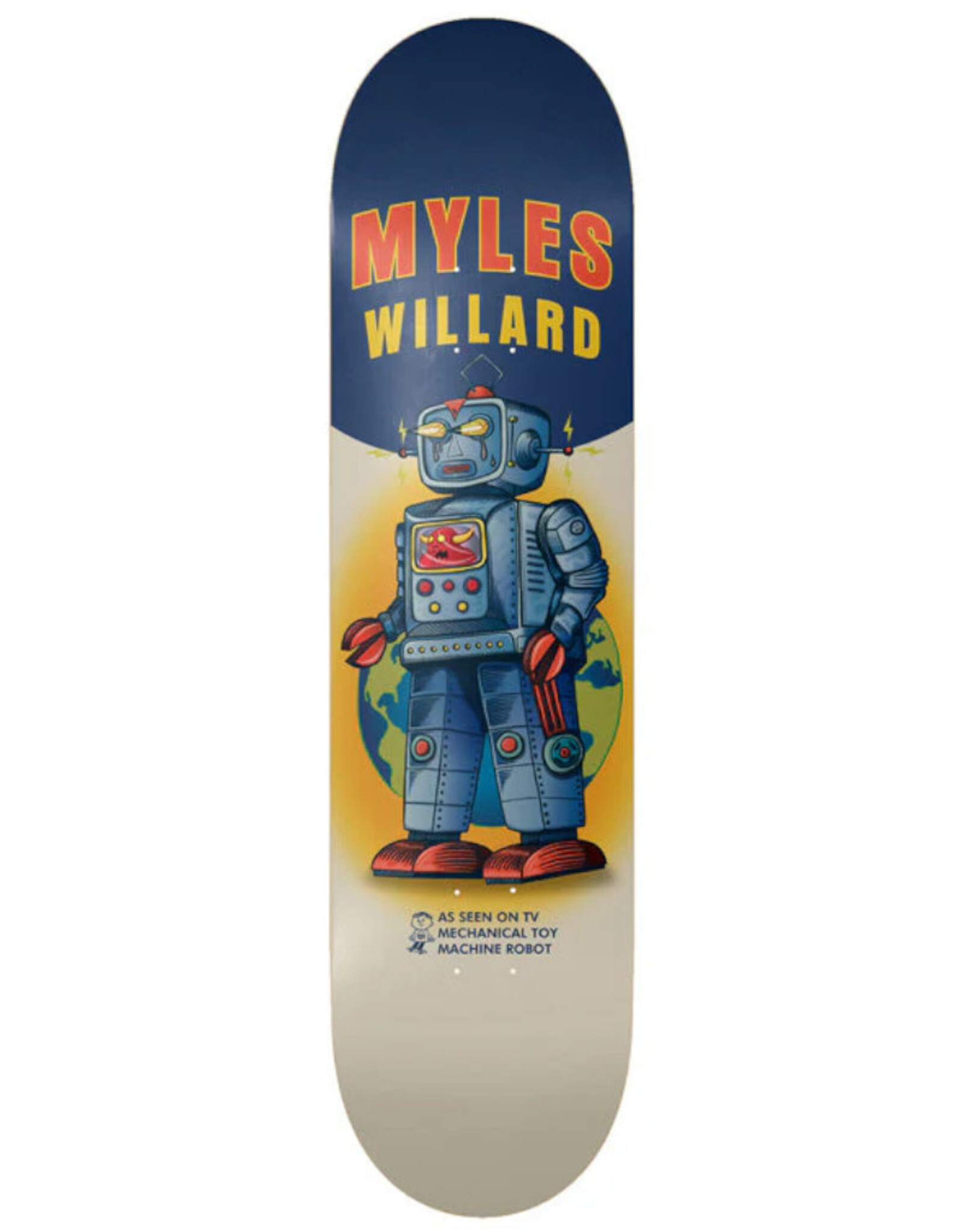 Toy Machine Toy Machine Deck Myles Willard Robot (8.13)