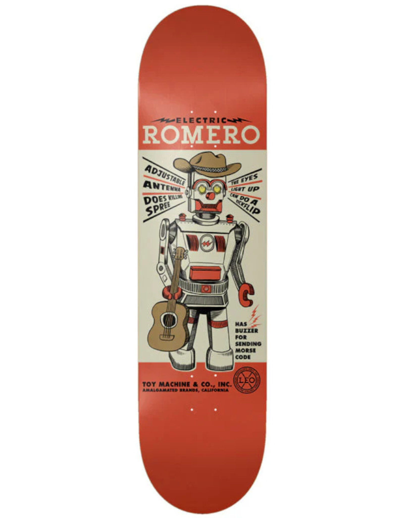 Toy Machine Toy Machine Deck Leo Romero Robot (8.5)