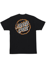 Santa Cruz Santa Cruz Tee Burnt Opus Oversized S/S (Black)