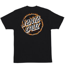 Santa Cruz Santa Cruz Tee Burnt Opus Oversized S/S (Black)
