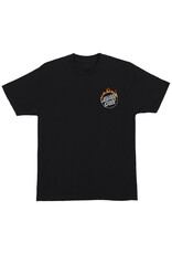 Santa Cruz Santa Cruz Tee Burnt Opus Oversized S/S (Black)
