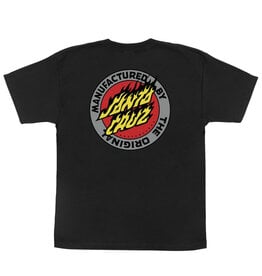 Santa Cruz Santa Cruz Tee Youth Flamed MFG Dot Midweight S/S (Black)