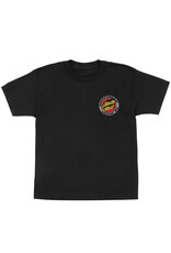 Santa Cruz Santa Cruz Tee Youth Flamed MFG Dot Midweight S/S (Black)