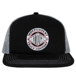 Independent Independent Hat BTG Summit Printed Mesh Trucker Unstructured Snapback (Black/Grey Contrast)