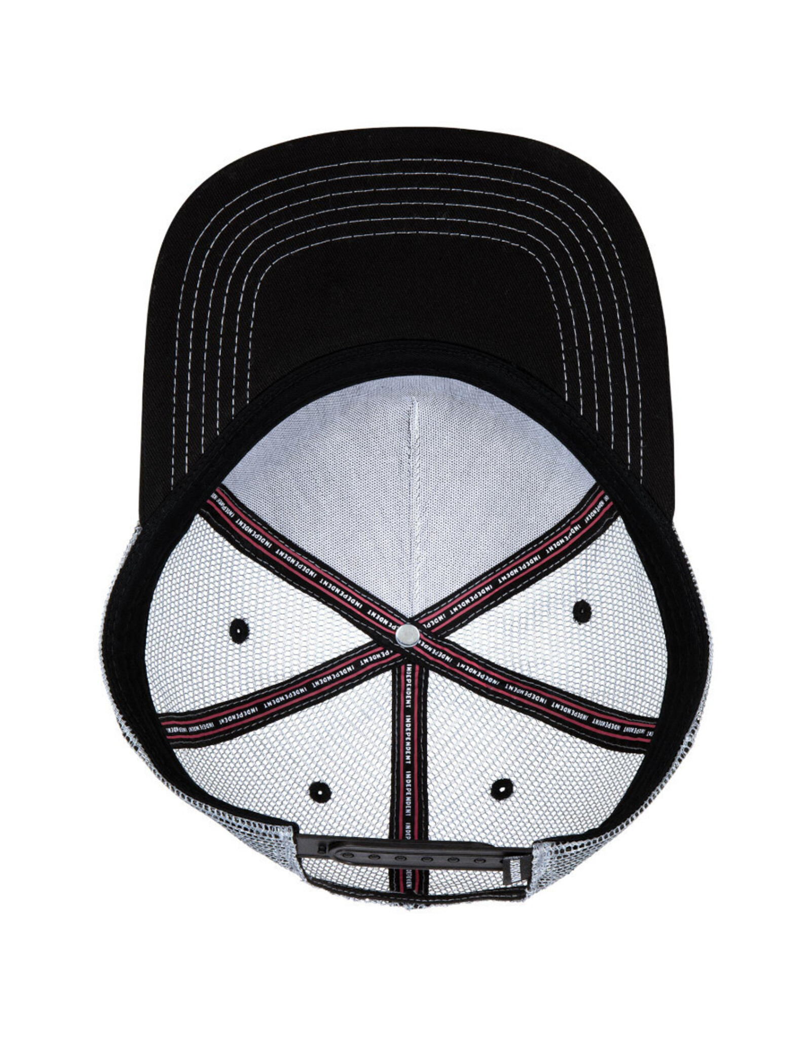 Independent Independent Hat BTG Summit Printed Mesh Trucker Unstructured Snapback (Black/Grey Contrast)