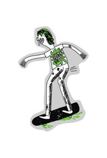 Slime Balls Slime Balls Sticker Jay Howell Slime Misfit Black/Green (2.25" X 3.5")