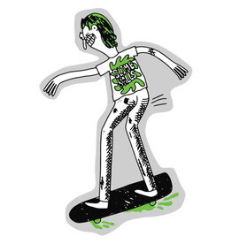 Slime Balls Slime Balls Sticker Jay Howell Slime Misfit Black/Green (2.25" X 3.5")