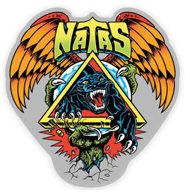 Santa Cruz Santa Cruz Sticker Natas Kaupas SC Panther (4.5" X 4.25 Inch)