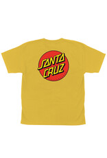Santa Cruz Santa Cruz Tee Youth Classic Dot Midweight S/S (Gold)