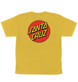 Santa Cruz Santa Cruz Tee Kids Classic Dot Midweight S/S (Gold)