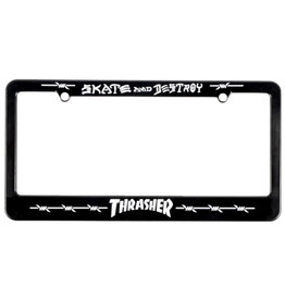 Thrasher Thrasher License Plate Barbed Wire