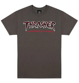 Thrasher Thrasher Tee Mens Slash S/S (Charcoal)