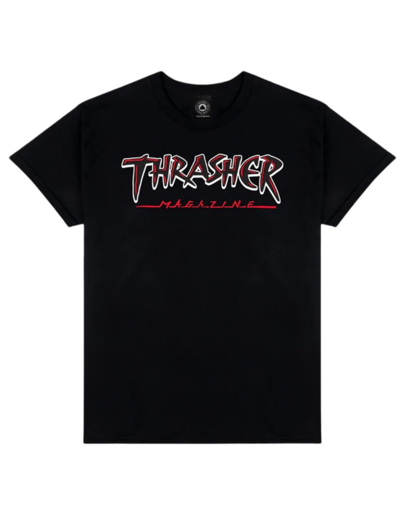 Thrasher Thrasher Tee Mens Slash S/S (Black)