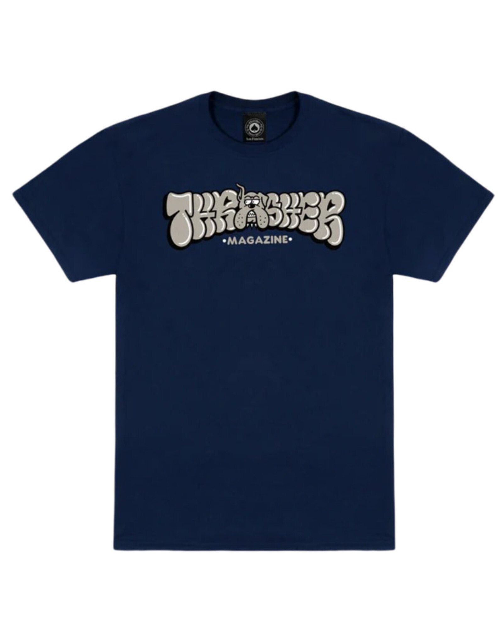 Thrasher Thrasher Tee Mens Bully S/S (Navy)