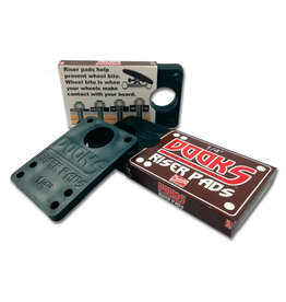 Shorty's Shortys Risers Dooks Black 1/8 inch (Sold In Pair)