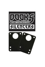 Shorty's Shortys Gaskets Dooks Silencer Anti Vibration Black (Sold In Pair)