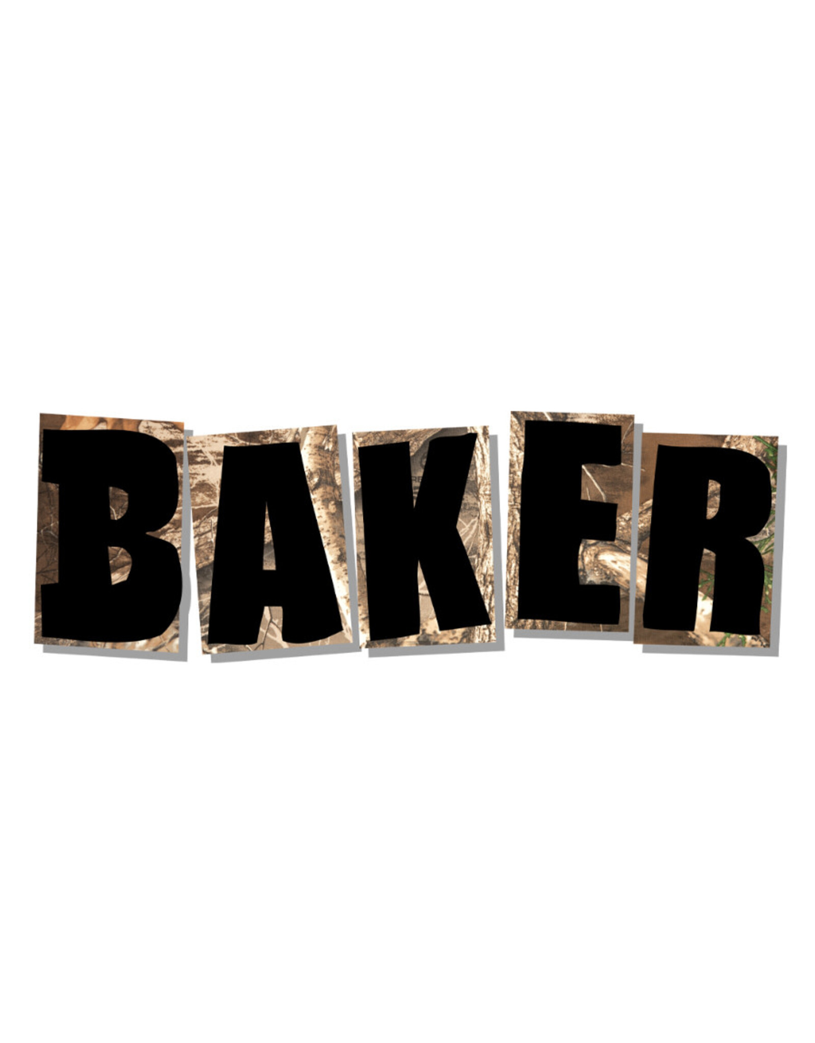 Baker Baker Sticker FA 25 Baker Logo Woods