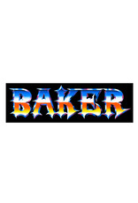 Baker Baker Sticker FA 25 Baker Logo Metal