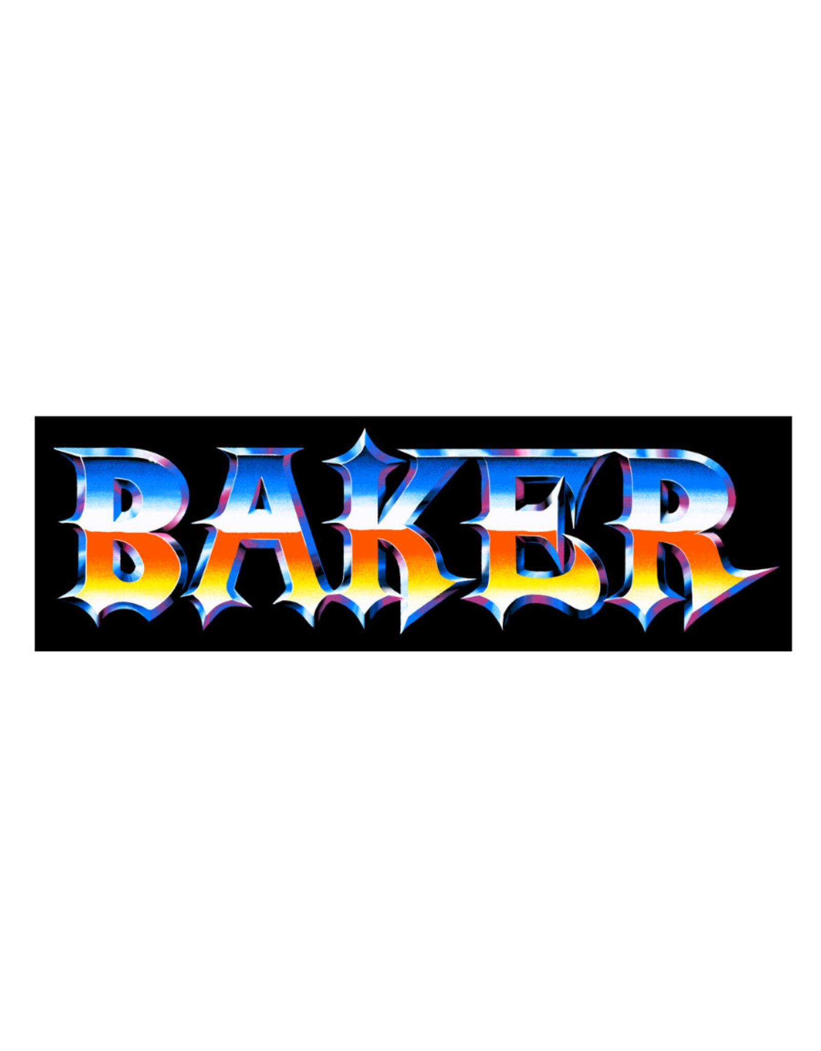 Baker Baker Sticker FA 25 Baker Logo Metal