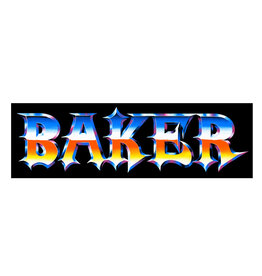 Baker Baker Sticker FA 25 Baker Logo Metal