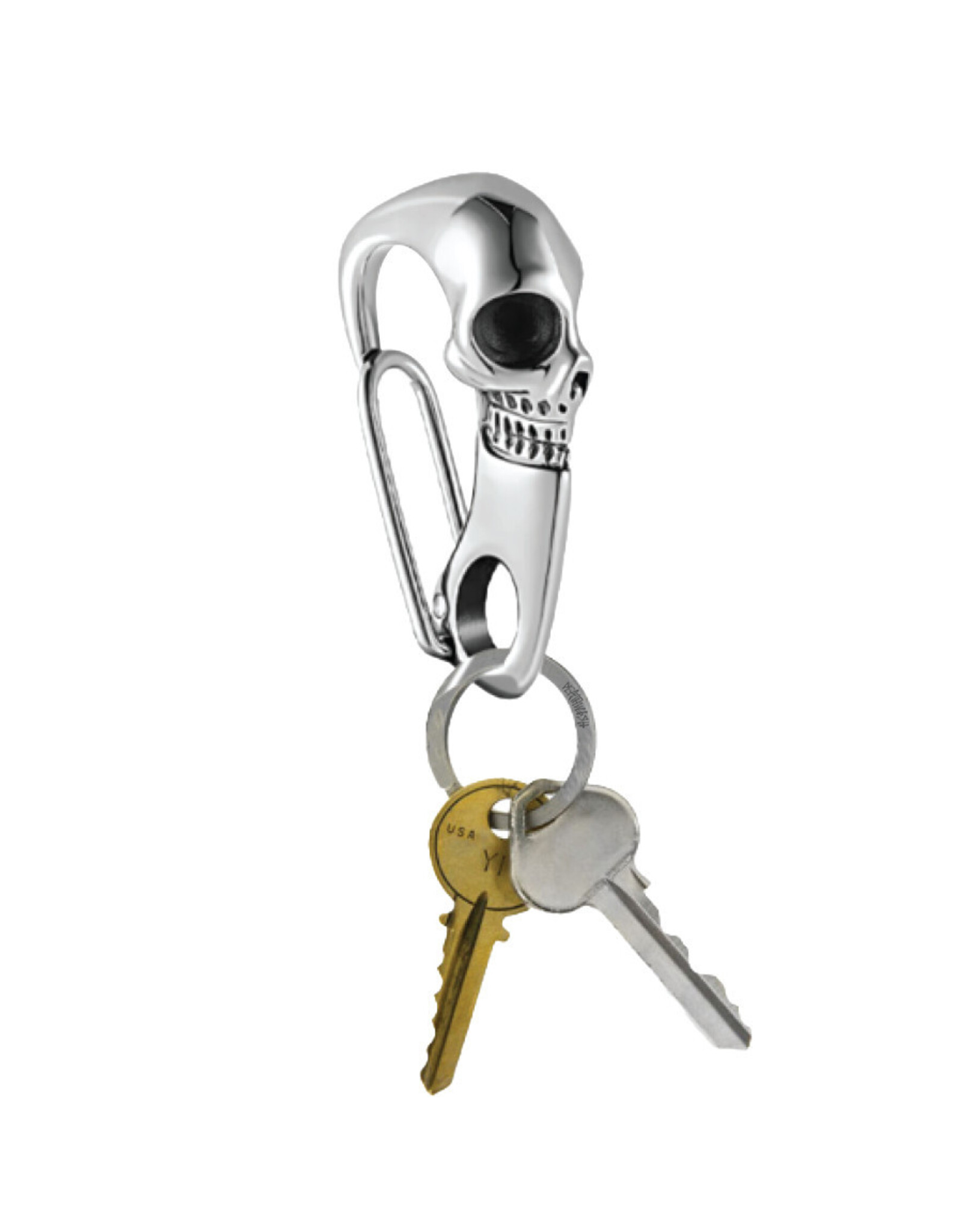 Deathwish Deathwish Caribiner Keychain Crypt