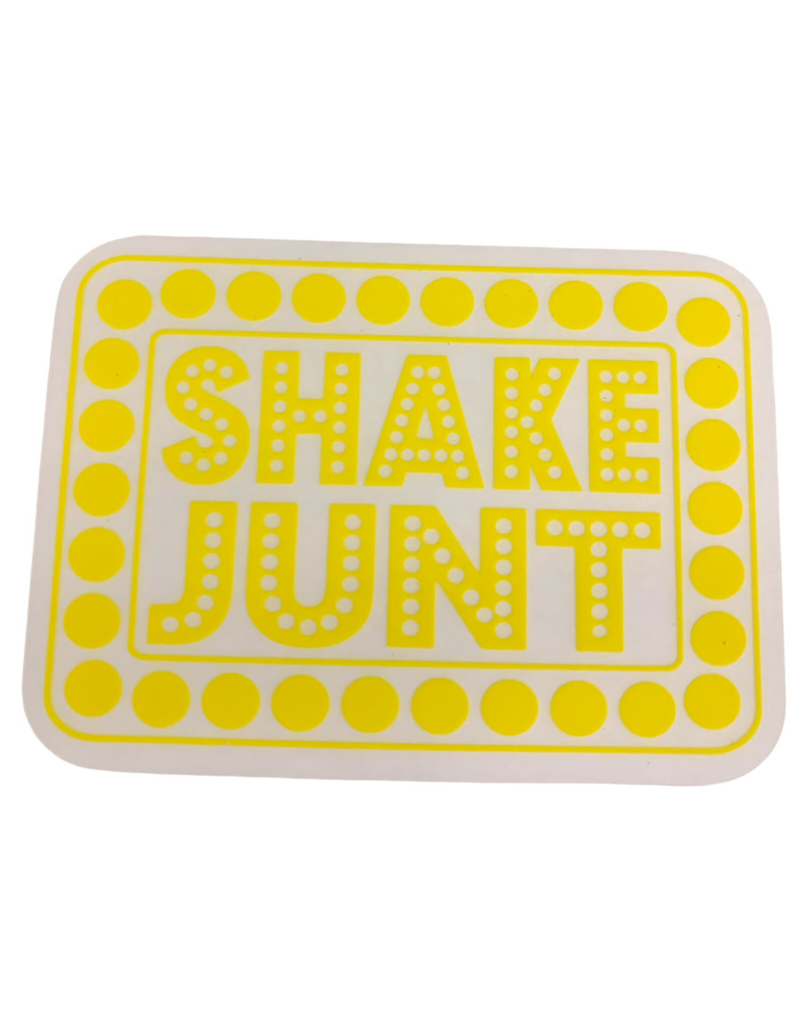 Shake Junt Shake Junt Sticker Box Logo (Yellow)