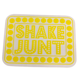 Shake Junt Shake Junt Sticker Box Logo (Yellow)