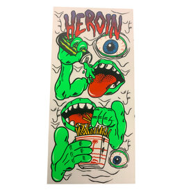 Heroin Heroin Sticker Mutate Or Die Fries