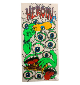 Heroin Heroin Sticker Mutate Or Die Pizza