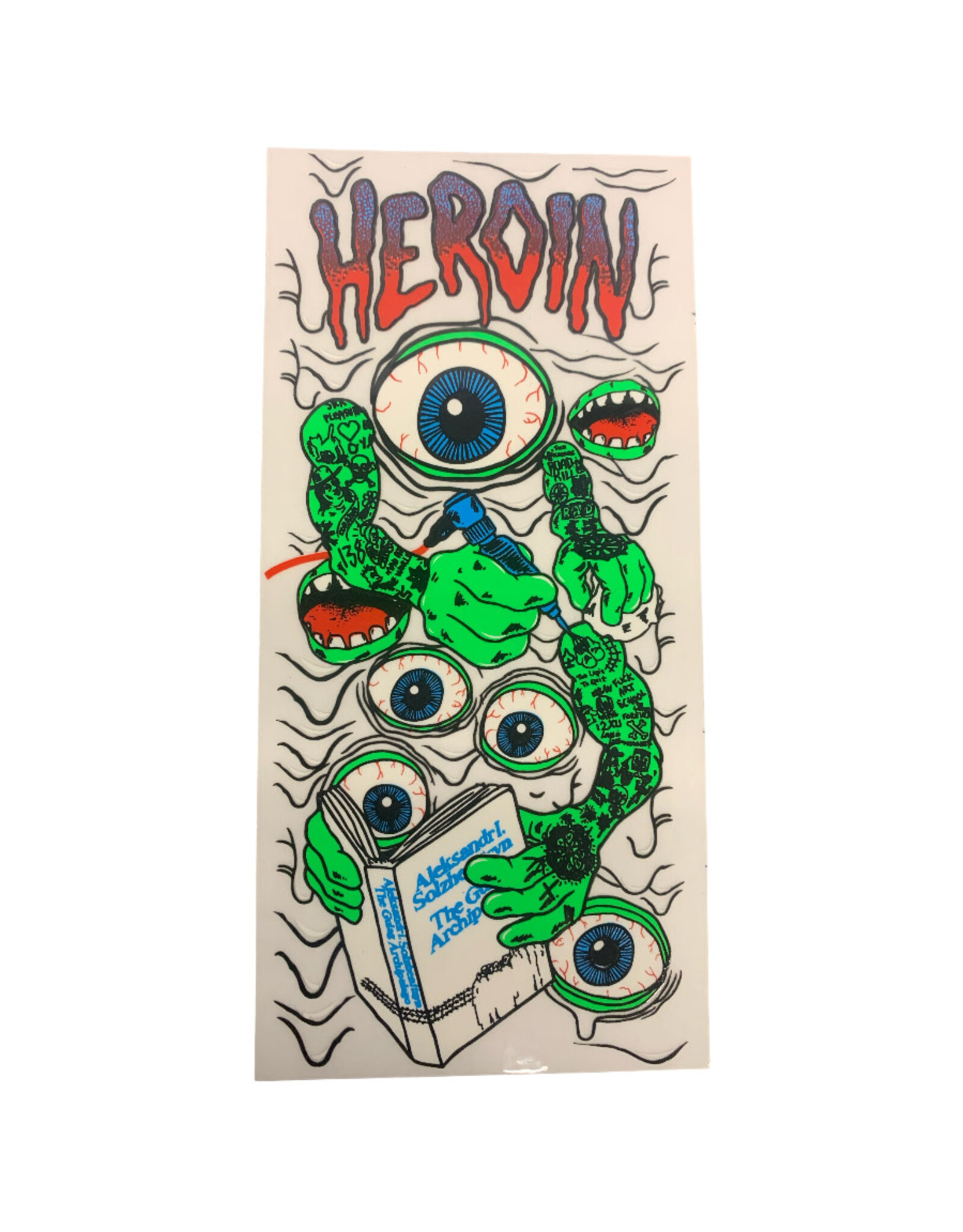 Heroin Heroin Sticker Mutate Or Die Tats