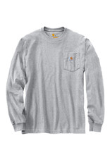 Carhartt Carhartt Tee K126 Dearborn Pocket L/S (Heather Grey)