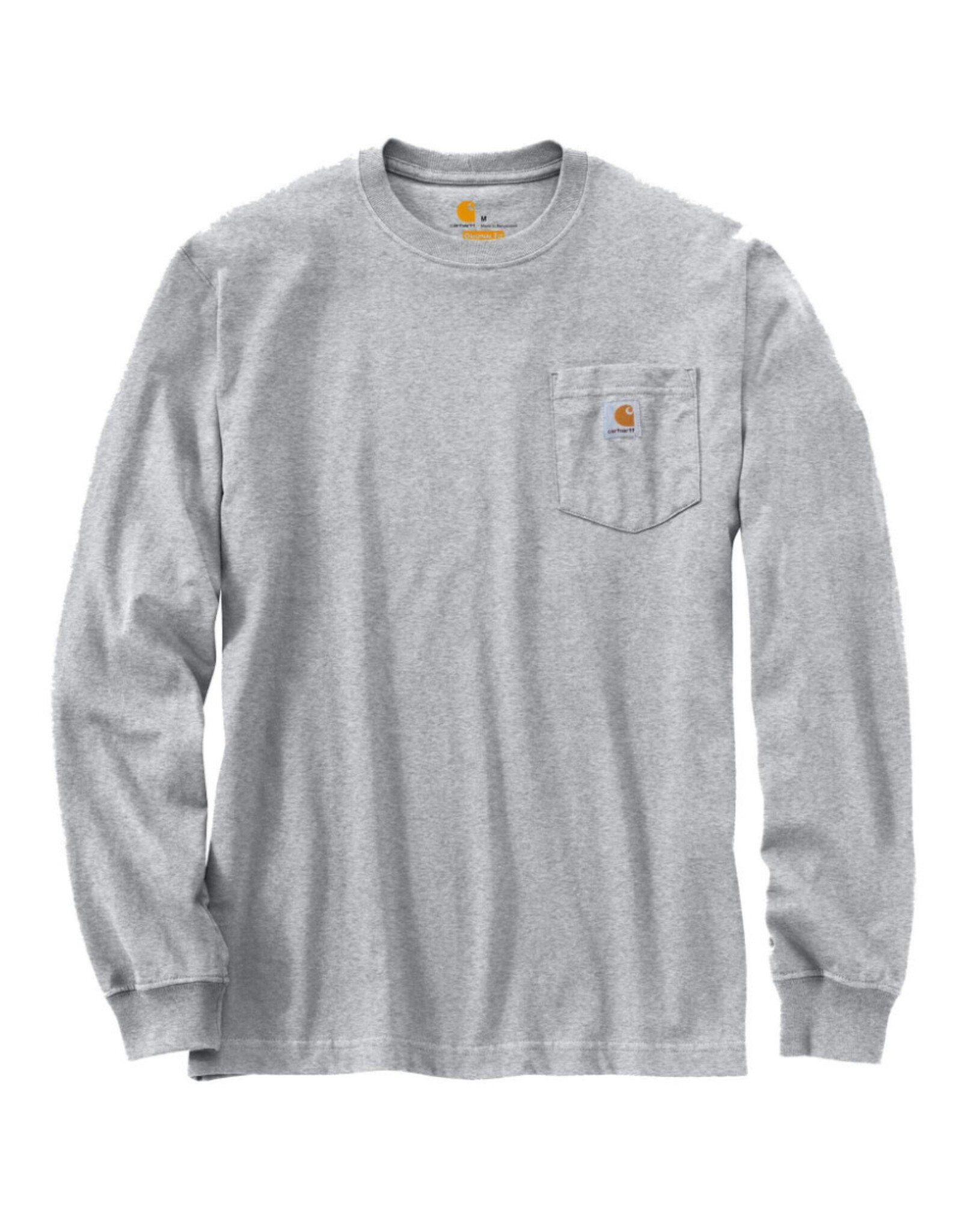 Carhartt Carhartt Tee K126 Dearborn Pocket L/S (Heather Grey)