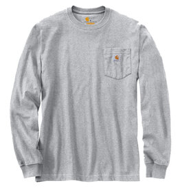 Carhartt Carhartt Tee K126 Dearborn Pocket L/S (Heather Grey)