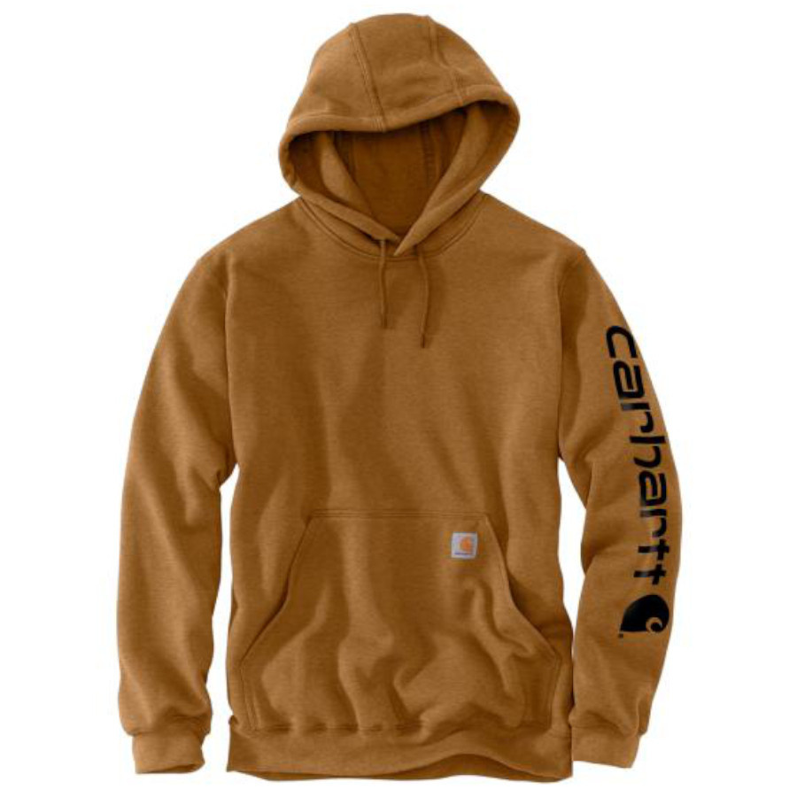 ◆CARHARTT◆ K288 LOGO HOODIE (全8色) 人気 カーハート Carhartt Hood K288 Iconic Logo Graphic Pullover (Carhartt