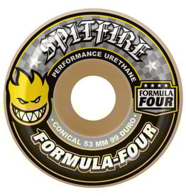 スケートボード Spitfire Grimple Stix FormulaFour99D56mm Spitfire x Grimple Stix Formula Four 55mm 99a Black Lock In