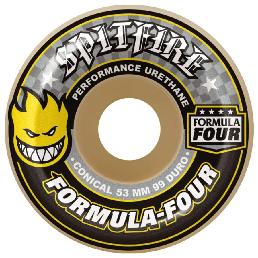 Spitfire Wheels Formula Four Conical Yellow (56mm/99d