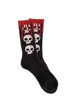 Zero Skateboards Zero Socks 3 Skull Blood Crew (Black)