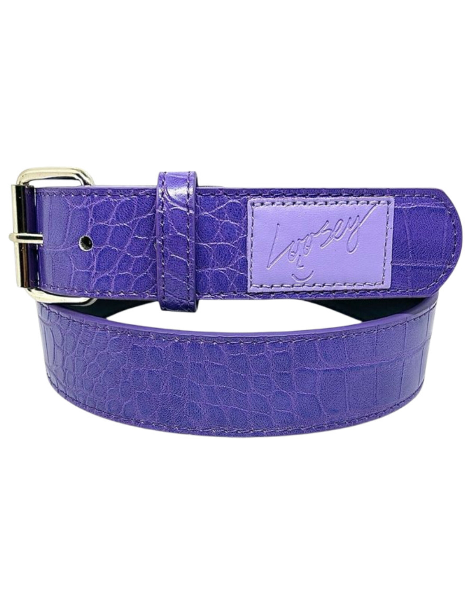 Loosey Loosey Belt Croc Skin (Purps)