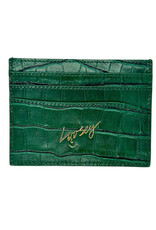 Loosey Loosey Wallet Croc Skin Card Holder (Green)