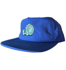Snot Snot Hat Booger Logo 5 Panel Nylon Snapback (Blue)