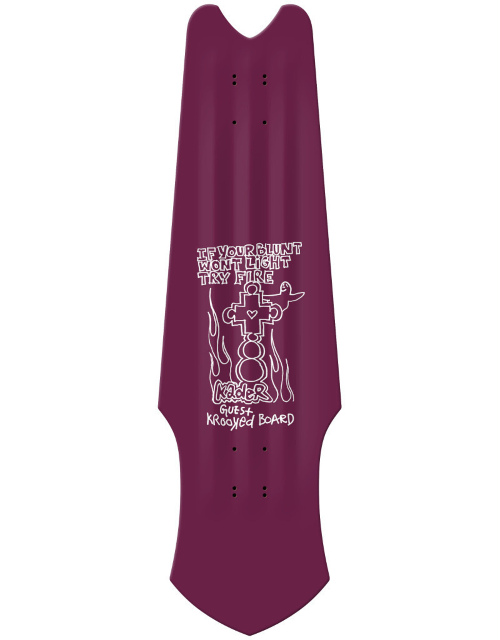 Krooked Krooked Deck Kader Sylla Guest Tri Plane (9.75)
