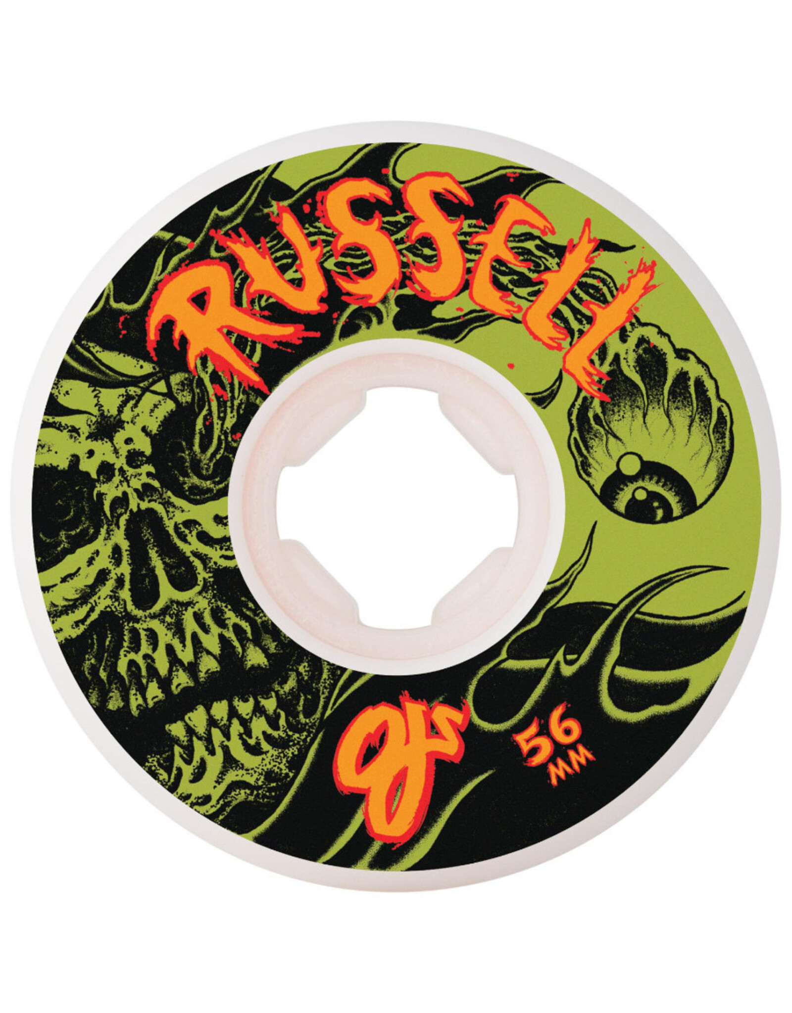 OJ Wheels OJ Wheels Chris Russell Optic Nightmare Elite Hardline White (56mm/99a)