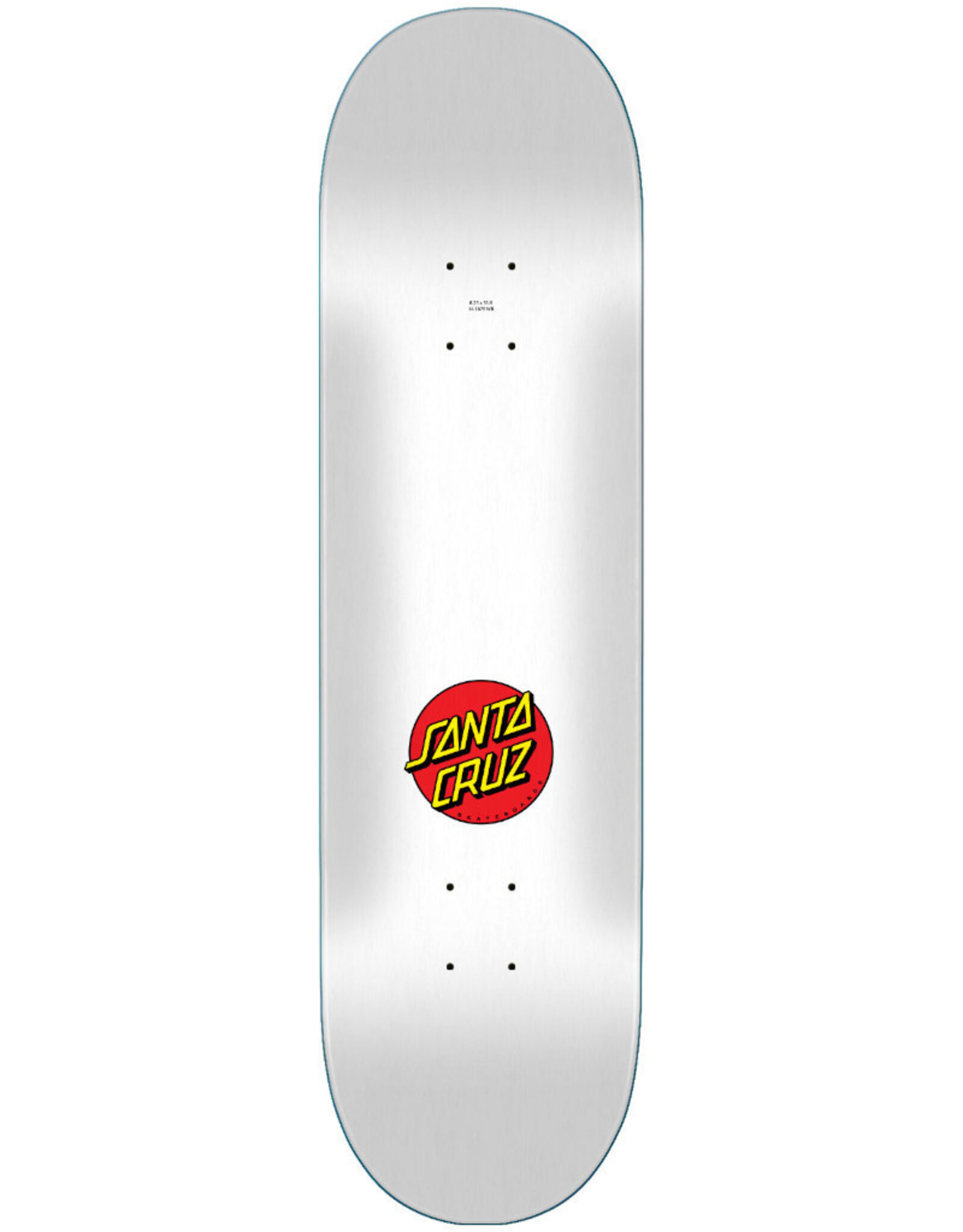 Santa Cruz Santa Cruz Deck Team Screaming Hand White (8.0)