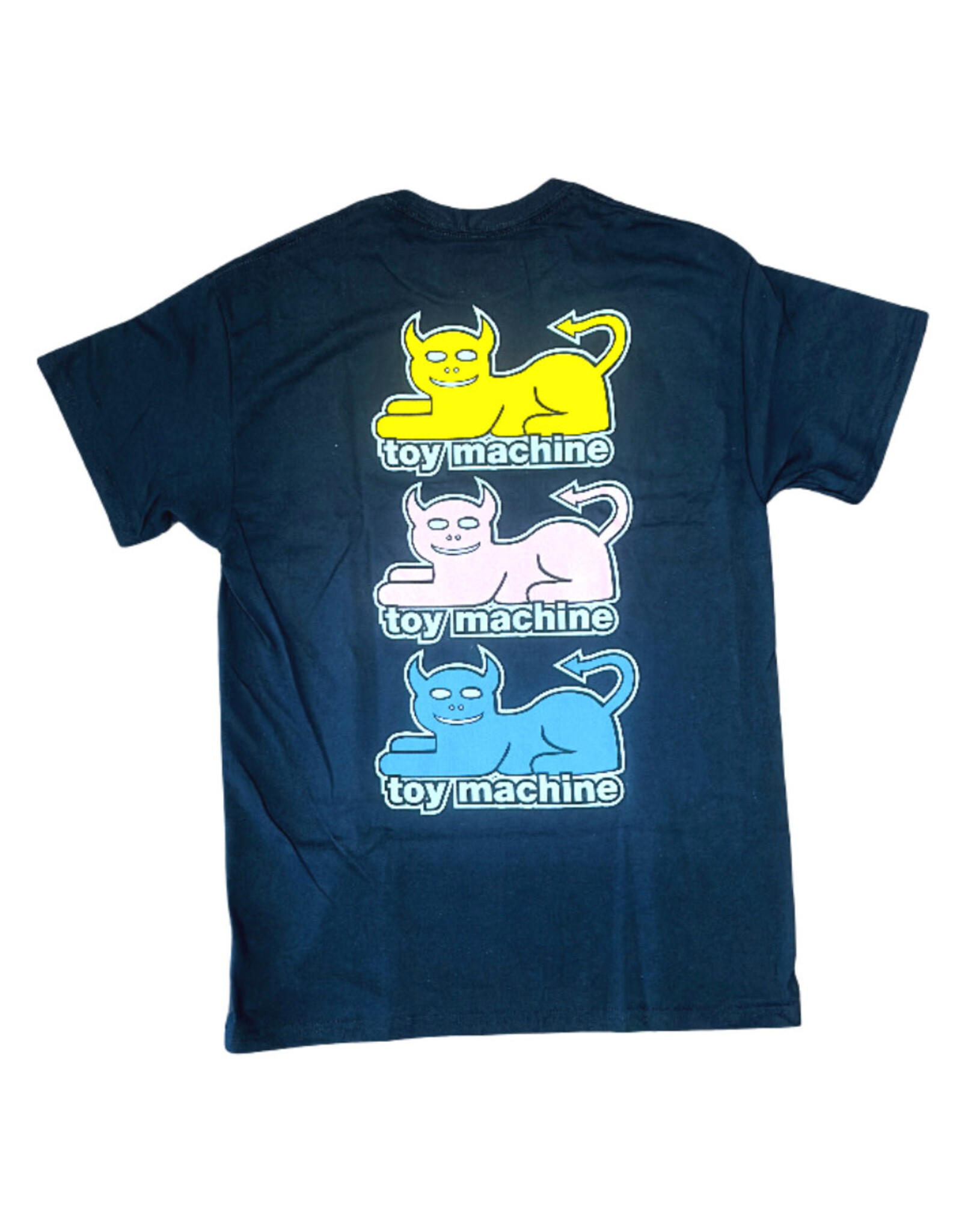 Toy Machine Tee Triple Cat S/S (Black)