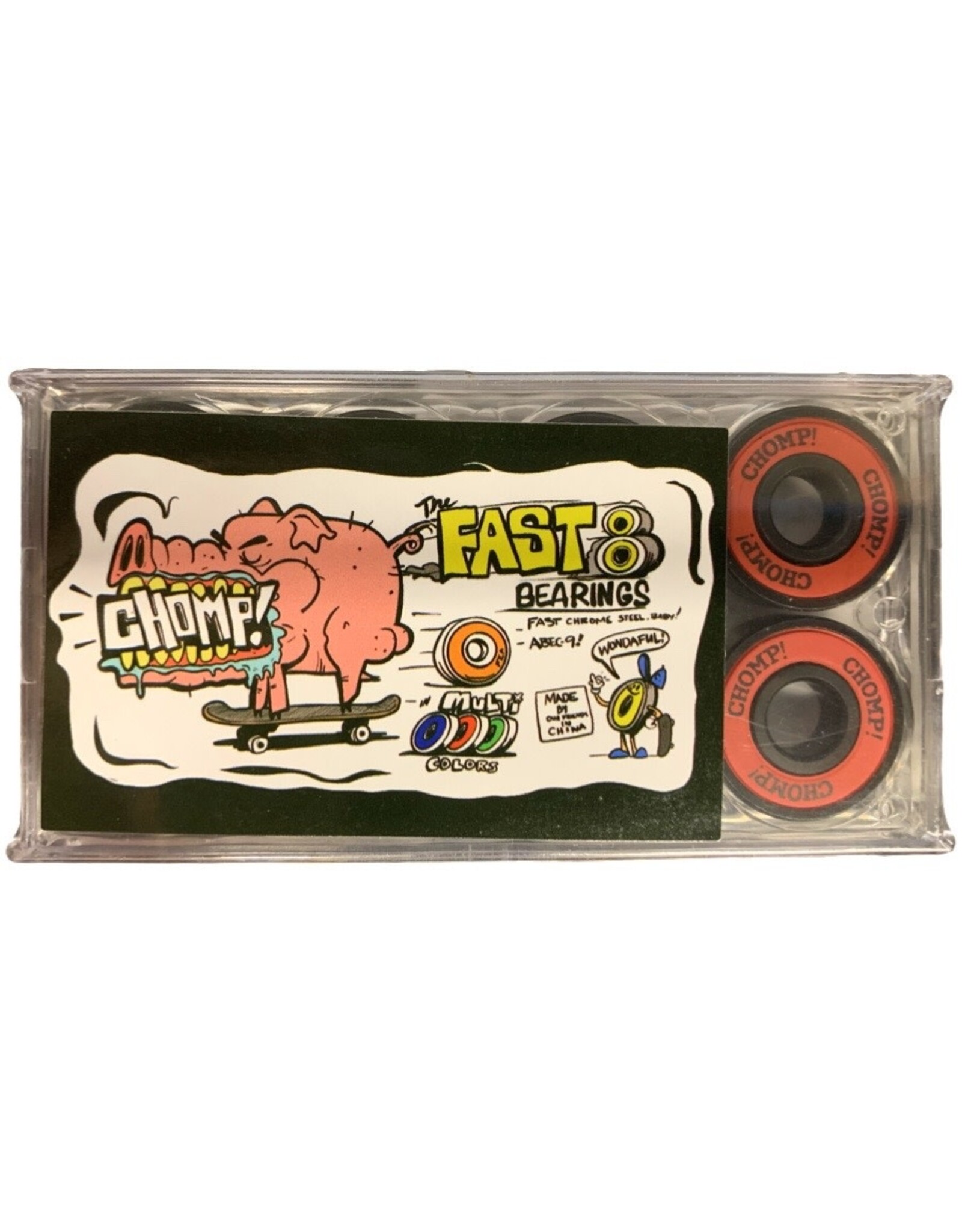Chomp Chomp Bearings Fast 8 (Red)
