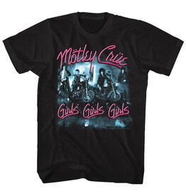 Star 500 Concert Series On Hollywood Tee Motley Crue Girl Girls Girls 3 S/S (Black)