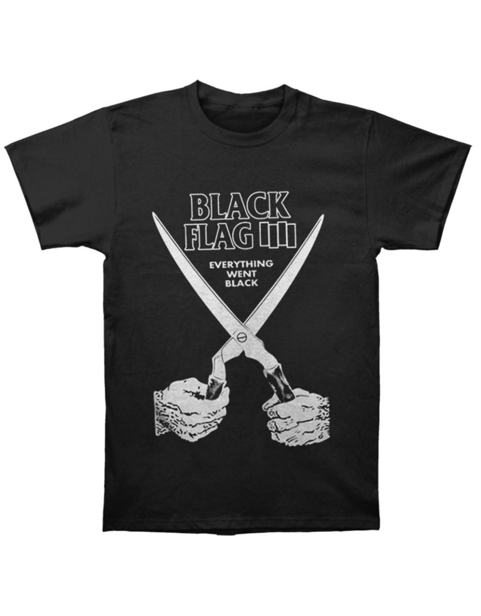Star 500 Concert Series On Hollywood Black Flag Tee Everything Went Black S/S (Black)