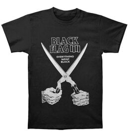 Star 500 Concert Series On Hollywood Black Flag Tee Everything Went Black S/S (Black)
